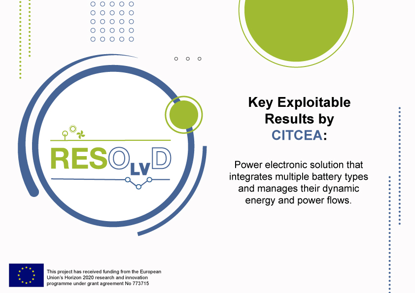 ⭐️Key Explotaible Results:⭐️

Power Electronics Device - <a href="/CITCEA/">CITCEA-UPC</a> 

Power electronic solution that integrates multiple battery types and manages their dynamic energy and power flows.  

Download: resolvd.eu/wp-content/upl…

#smartgrids #EnergyEfficiency