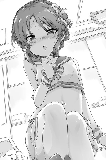 前にアップした、ありすちゃんの絵の表情差分。
(2～3枚目はその時アップしたお話?) 