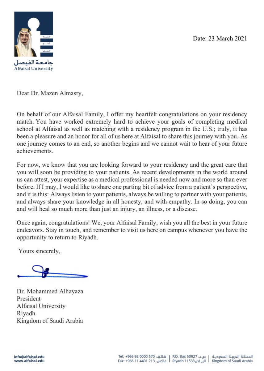 MazenAlmasry4's tweet photo. “True leaders don’t create followers. They create more leaders” 

I will always be proud to be part of Alfaisal family. Without the support from everyone at Alfaisal, my colleagues and I would have never achieved this. My heart is overflowing with gratitude. Thank you AU family. https://t.co/tqwJ1NIouj