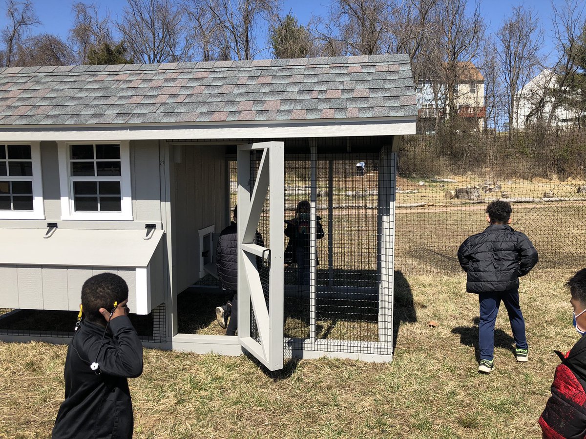 We loved checking out the new coop for our rescue chickens and learning about how it will help to keep them safe and happy. We can’t wait to meet and name them! #NoodlesOrRainbowsOrPuddlesOrRex