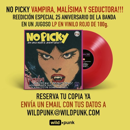wildpunkoficial's tweet photo. Sorpresa en casa #wildpunkrecords está de aniversario con #nopicky. Muy pronto reedición vinilo @mondo_sonoro @MondoEdSur @ruta66mag @RockZone @freerockin @DiarioSUR @malagahoy_es @opiniondemalaga @LocalDeEnsayo @SotanoRadio3 @HET2_Radio3 https://t.co/TP5RMrd1lL