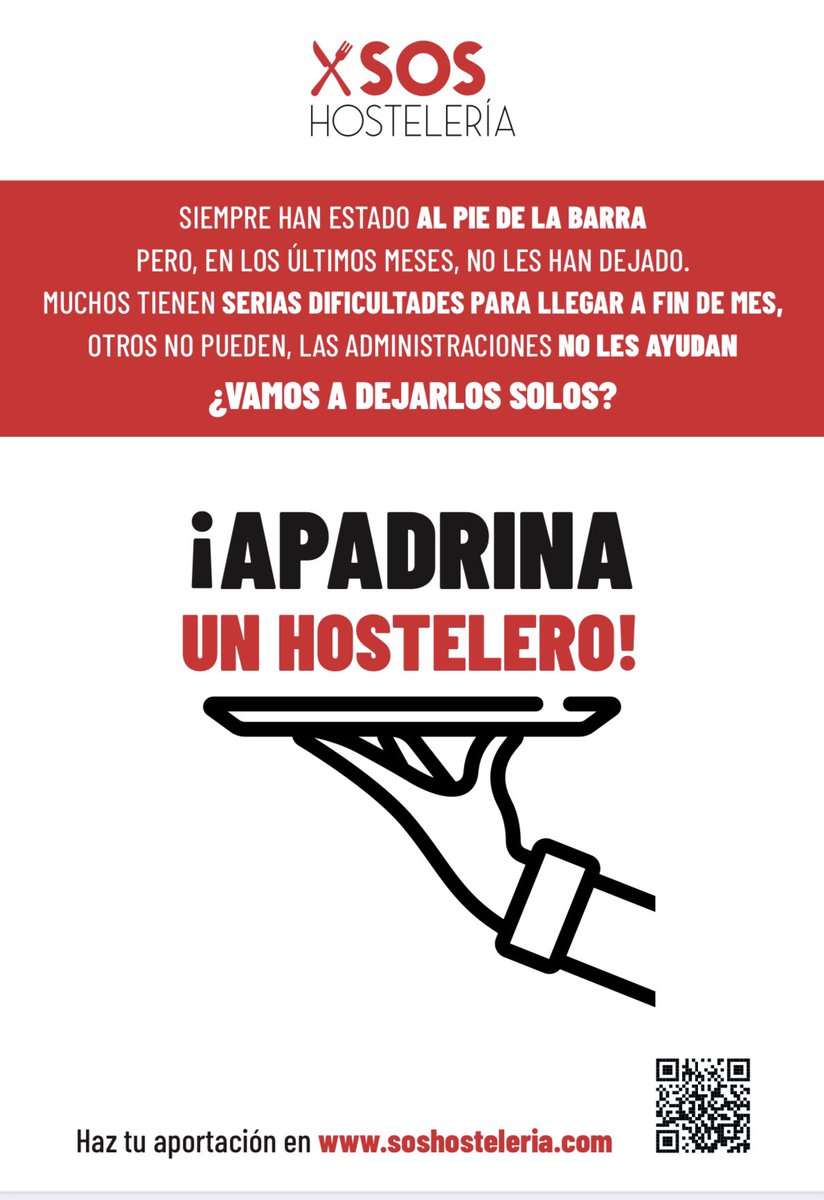 soshosteleria's tweet photo. ¿Nos ayudáis con un RT? 😉@CEHEhosteleria https://t.co/afcsOFTRyK