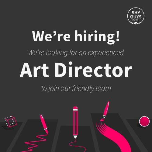 We’re hiring!   🥳

We’re looking for an experienced Art Director to join our friendly team. 

More details about the role here; bit.ly/392Z1JR

  Please share with anyone who may be interested! 

#animationjobs #animation #artdirector #animatedwomen #creativejobs