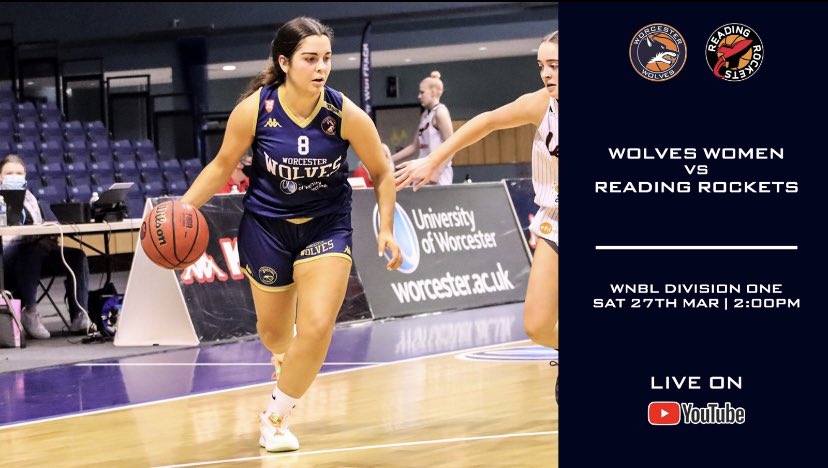 WNBLWolves's tweet image. We return home to host @rocketsreading this Saturday. As always the game will be live-streamed on our YouTube channel! Stay tuned for more updates!