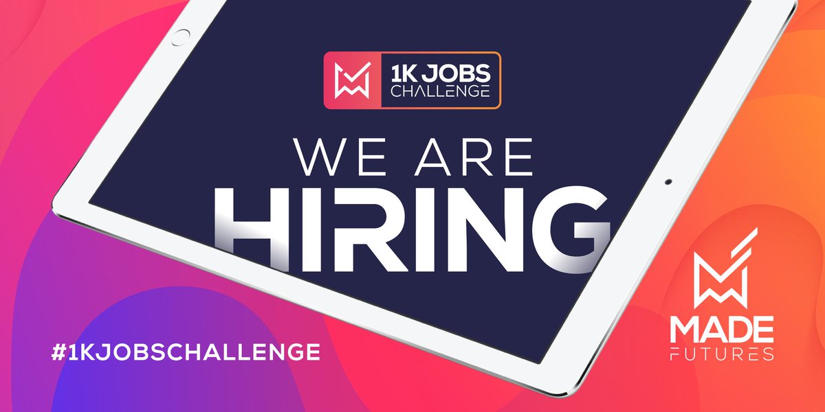 We are looking for a MIG/TIG welder to join our team!

Check out the details here:
madefutures.com/jobs/sheet-met…

#madefutures #1kjobschallenge #welding