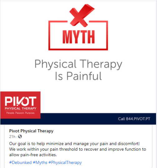 #Mythbuster  Contact Pivot Physical Therapy for a consultation today!  (703) 662-8151
#managepain  #physicaltherapy  #ExperienceCascades #cascadesoverlook #meetmeintheplaza
@Pivot_PT