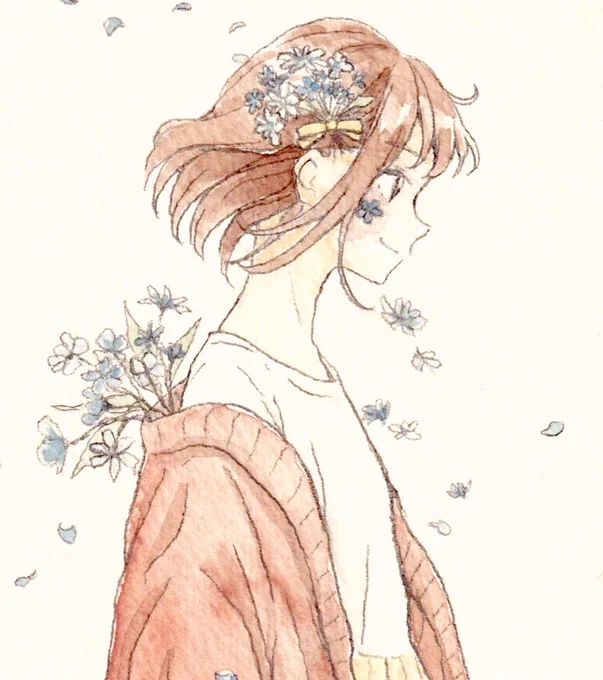 花束ヘアーコンビ? 