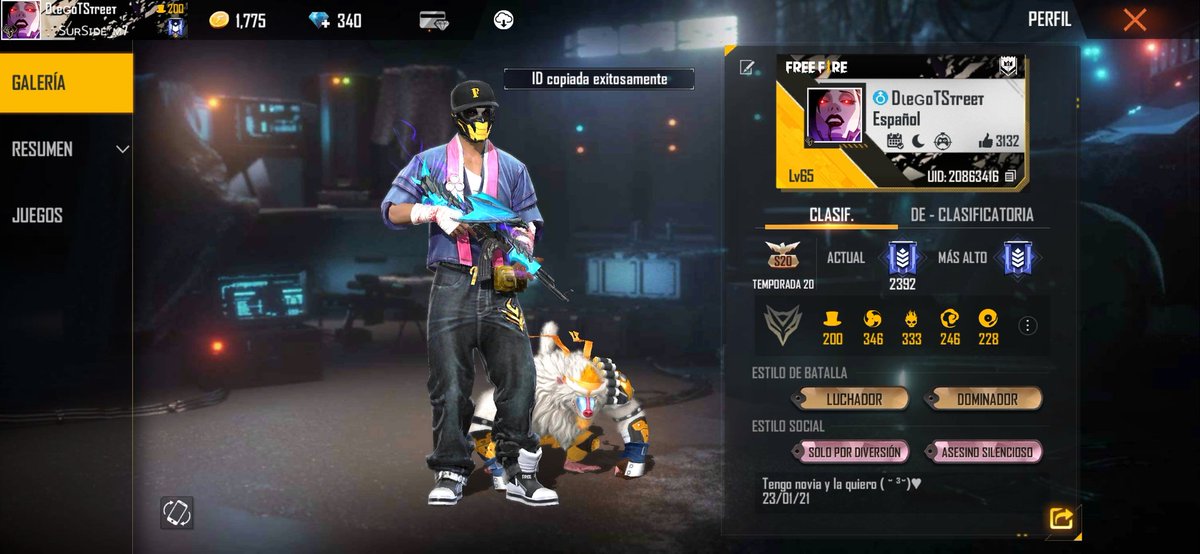 DaddyRose0710's tweet photo. @freefirelatino Mi ID: 20863416 https://t.co/nLoeHrRqEs