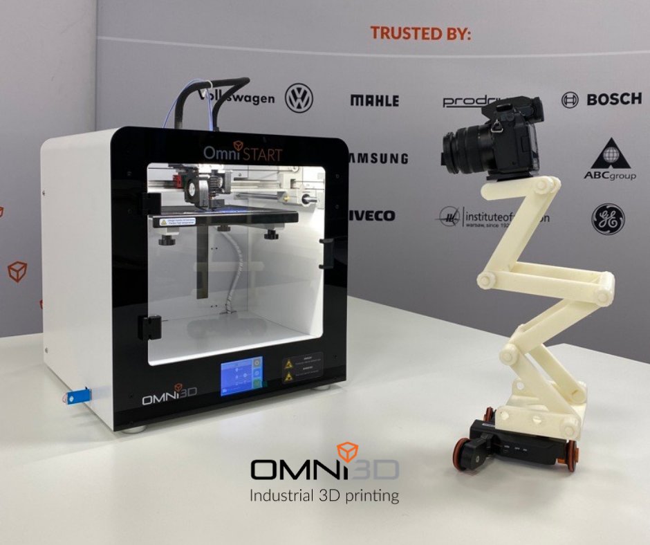 🔸Printer: #OmniSTART
🔸Material: ABS-42
The stand was printed on our new #OmniSTART #desktop #3dprinter and consists 34 elements! The #ABS42 material is a #filament of high versatility, durability and mechanical strength. The project comes from #thingiverse