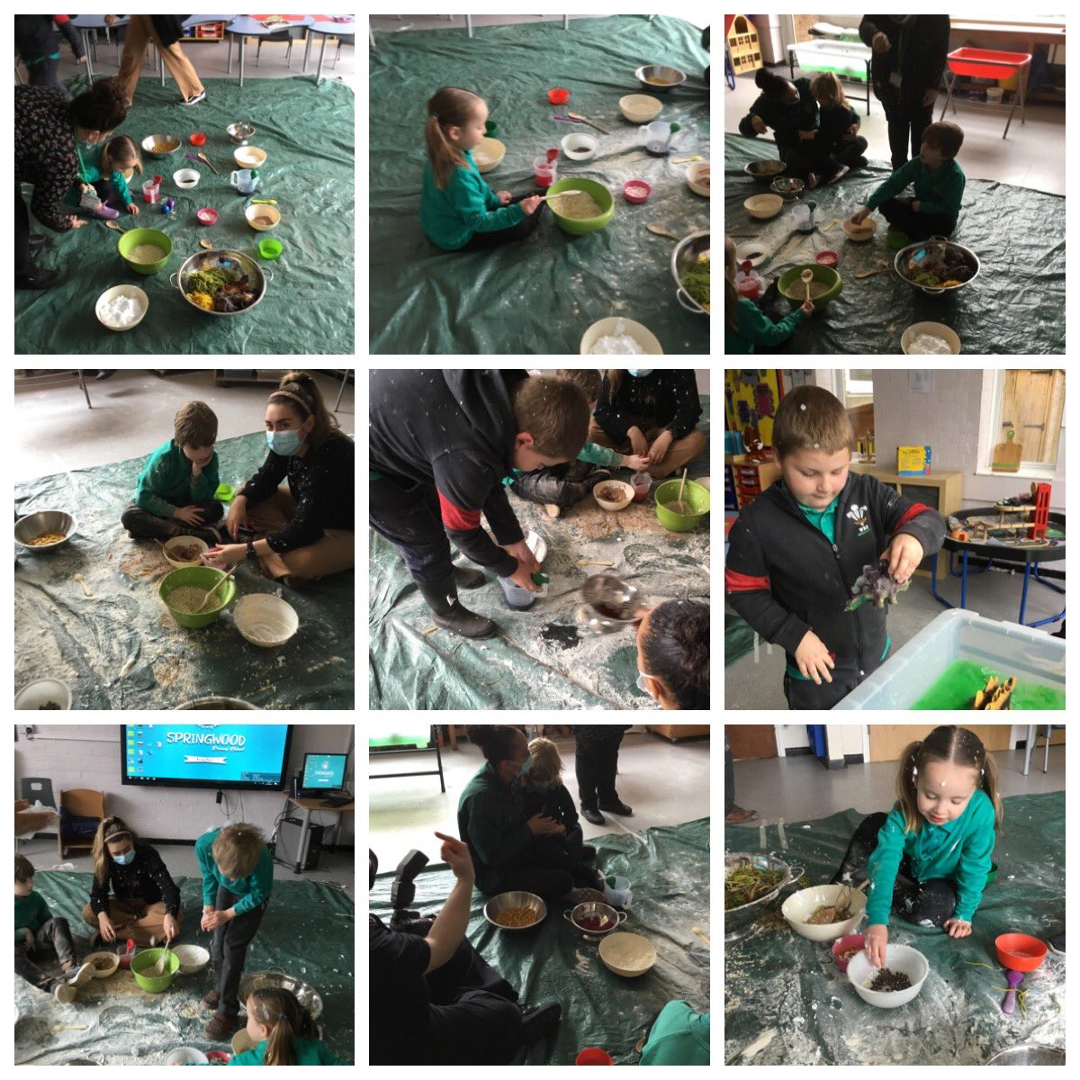 Springwood_Prm's tweet photo. We have had a fantastic morning with messy play #springcoch https://t.co/yCJuN4Bhv4