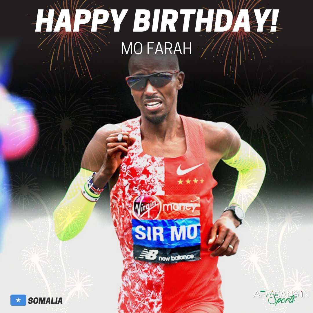 Happy Birthday to Professional athlete, Mo Farah  - Send him love via the comment section 