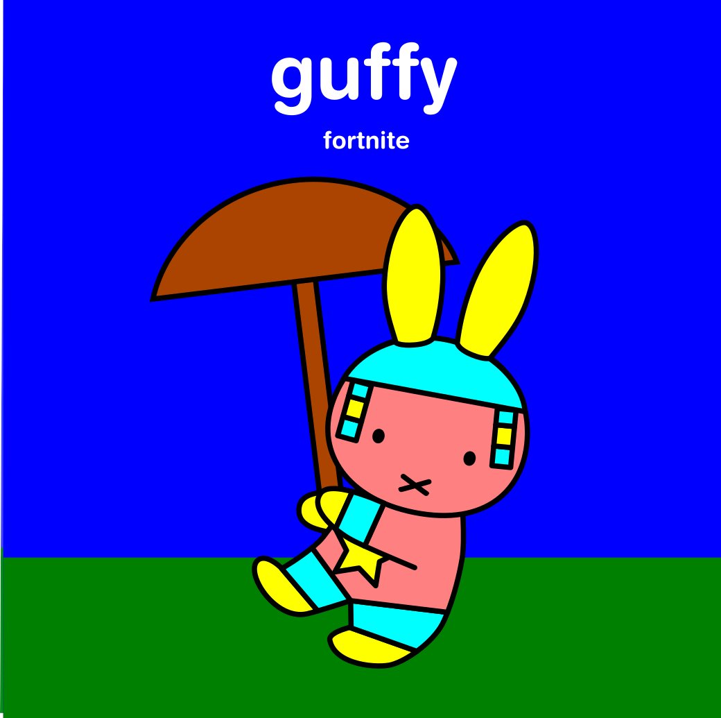 うすしお ポテチ On Twitter ガッフィ Guffy Inkscapeで書き直しました Fortnite Fortniteart フォートナイト フォートナイトイラスト ガフちゃんかわいい
