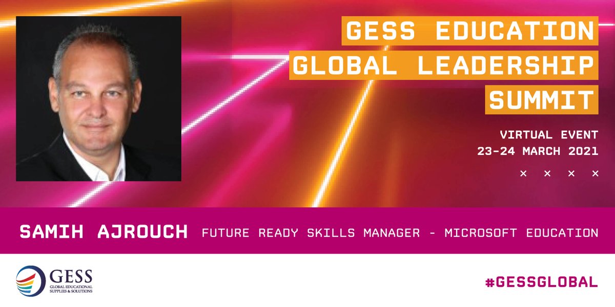 GESSeducation's tweet photo. "Higher Education Faculty Tailored Tech Training Scenarios"

Discover a new free platform to harness #EdTech in your classroom and facilitate the learning process.

Brought to you by @MicrosoftUAE 

#GESSGlobal
#HigherEducation
#MicrosoftEdu

👉https://t.co/hwx5gD99dv https://t.co/j8d0lOCqlK