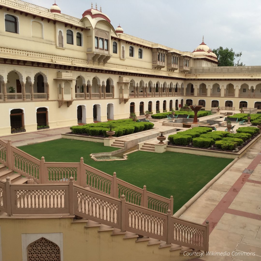 Sahapedia's tweet photo. #RootsOfRajasthan #PalacesOfRajasthan
A 19th CE garden house, the Rambagh Palace in Jaipur was built for the wet nurse of Ram Singh II, Kesar Badaran. It served as a hunting lodge for Maharaja Sawai Madho Singh and as a State Guesthouse in 1887
@rajasthanroyals @RoyalRajasthanF https://t.co/ZE3HoiGInM