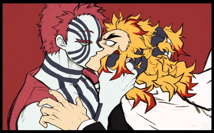 #あかれんチュー祭り2021
今日の一枚!猗窩煉接吻!! 