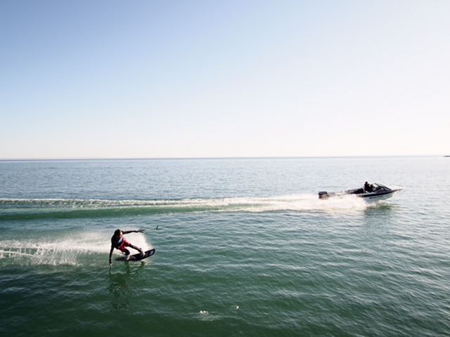 CBCOntMorning's tweet photo. This morning, you'll meet the brave soul who decided to go wakeboarding to mark the start of spring. #Collingwood #GeorgianBay https://t.co/AA5nY3VK1s