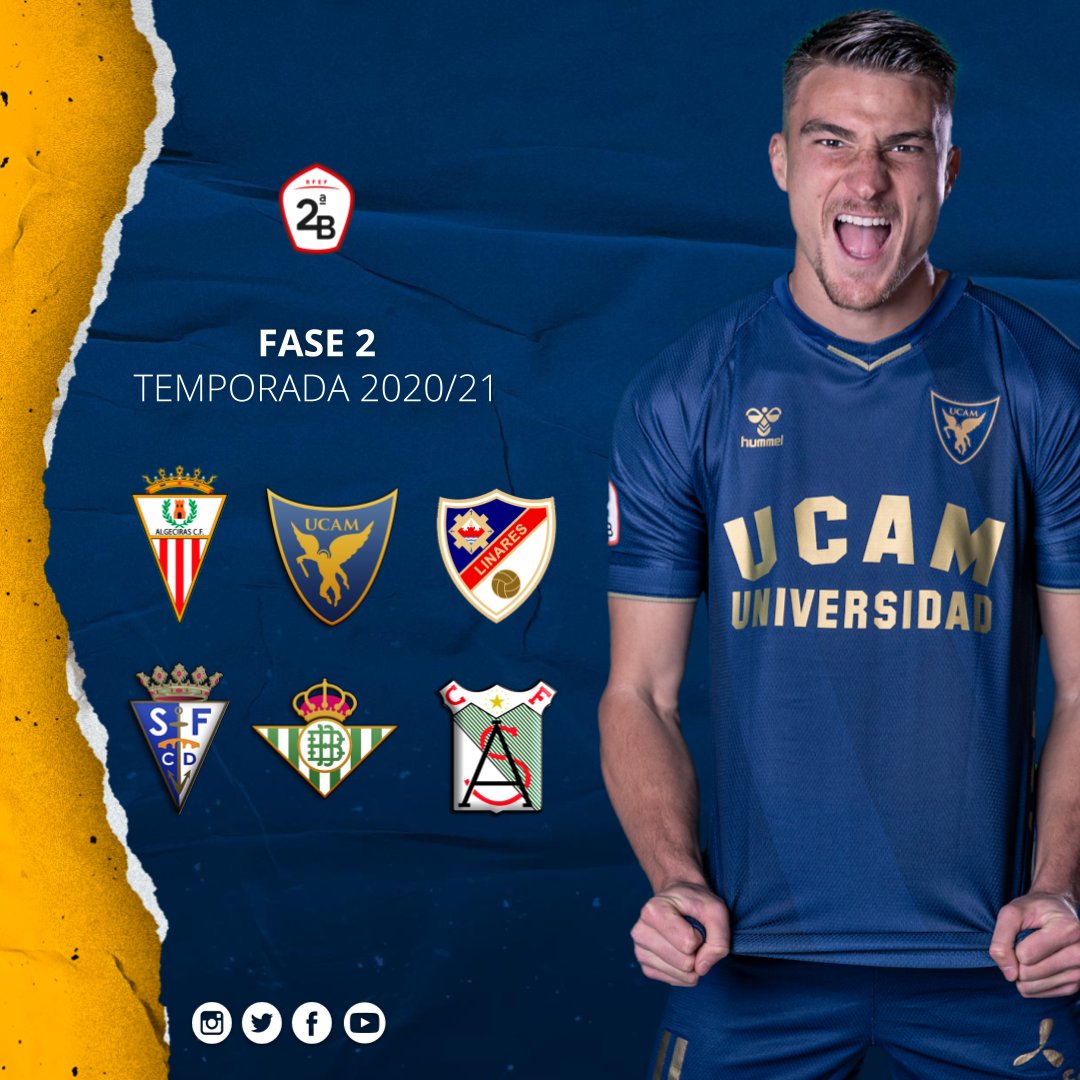 UCAMMurciaCF's tweet photo. ¡Ya tenemos calendario para la segunda fase!

Primera jornada:
@atcosanluqueno - @UCAMMurciaCF 

Calendario completo:
https://t.co/UzmoKaOJYE https://t.co/UcOg3AHpcO