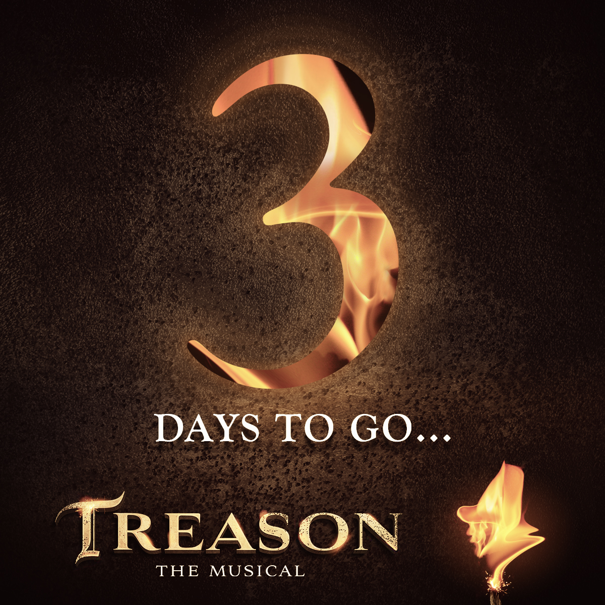 TreasonMusical's tweet photo. Just three days to go until Treason The Musical In Concert, filmed live at @CadoganHall, streams again! 💥

Available on-demand at a time that suits you, book your tickets today here: https://t.co/QvB1FFPvUl

#TreasonTheMusical #TreasonMusical #TreasonMusicalConcert https://t.co/u5Pju96jRX