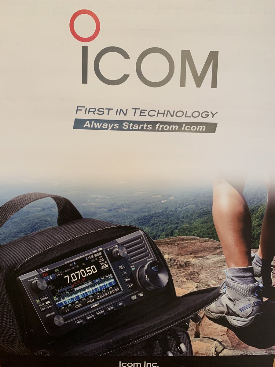luisXLmartin's tweet photo. WARNING Icom junkie ahead! #EA6VY #IcomJunkies  ⁦@Icom_UK⁩ feel the passion #born2radio #Icom #IC705 https://t.co/0d1ci1I1lL