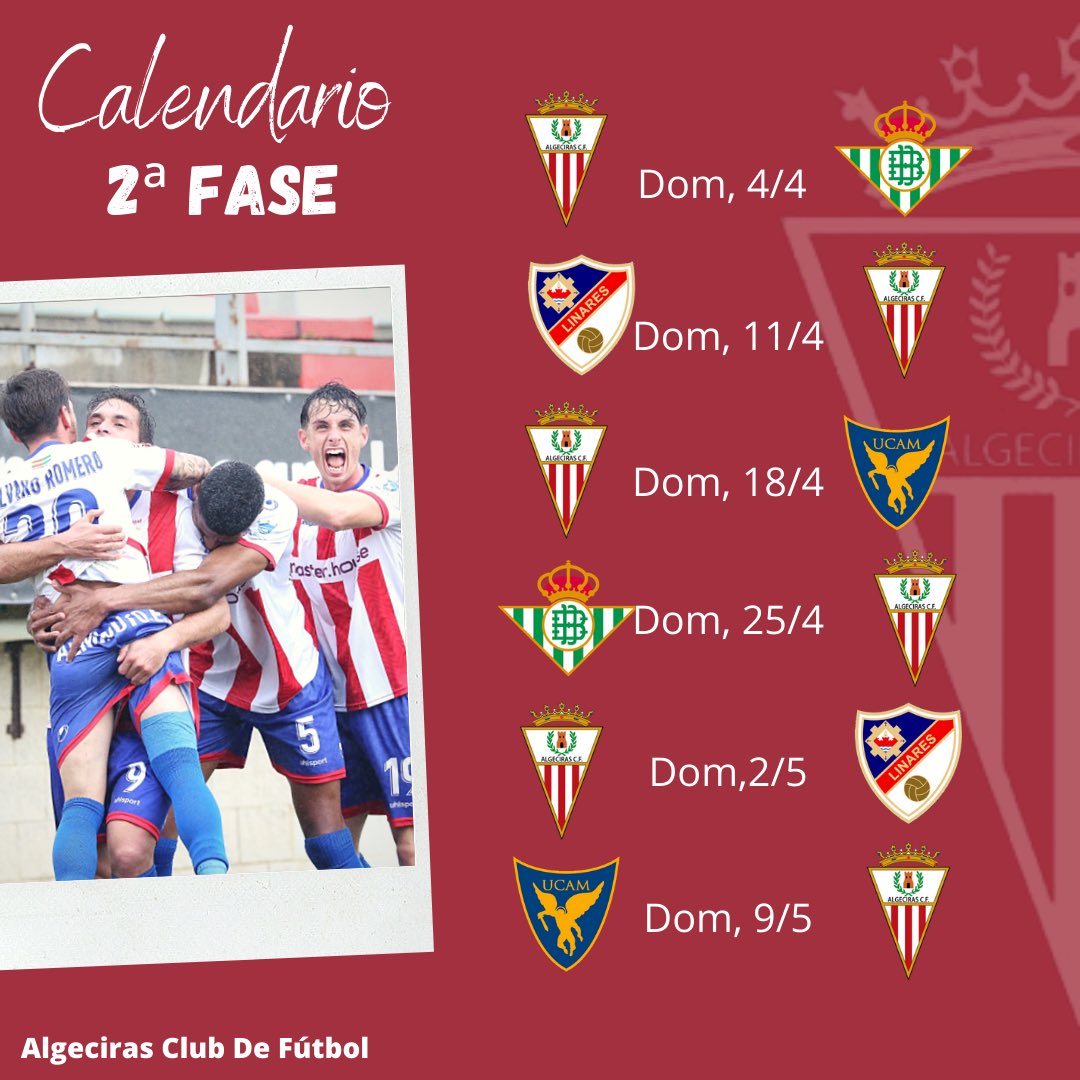 AlgecirasCF's tweet photo. 🔴YA TENEMOS CALENDARIO https://t.co/NWEMY5Bnw6