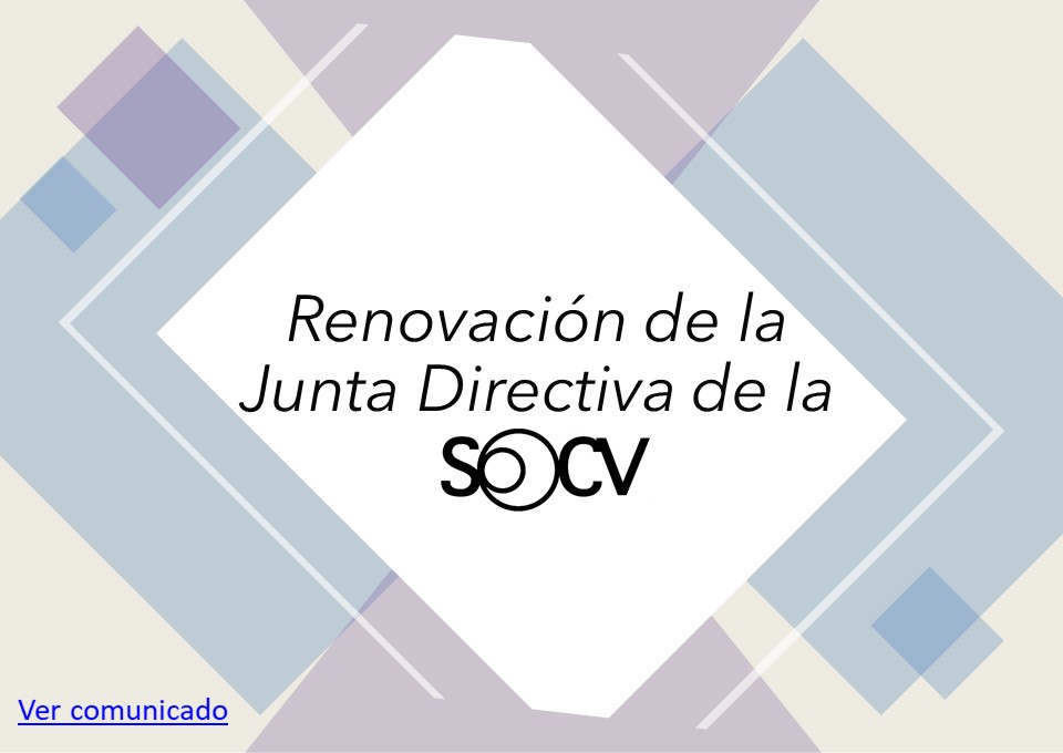 softcv's tweet photo. Puedes ver el comunicado de la renovación de la Junta Directiva de la SOCV desde aquí https://t.co/YboLTuBzH5 https://t.co/GKVLbNTPjB