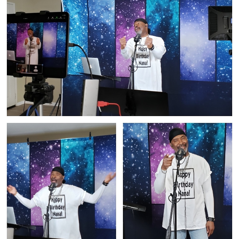 sayray1's tweet photo. Beloved, I'm trying to get a handle on this online stuff. It can be very frustrating and kind of fun. #rayziness #raysidney #boomshakalaka #zoomlife #zoomconcerts #zoomloon #zoomlune https://t.co/8dm4uRkWYf
