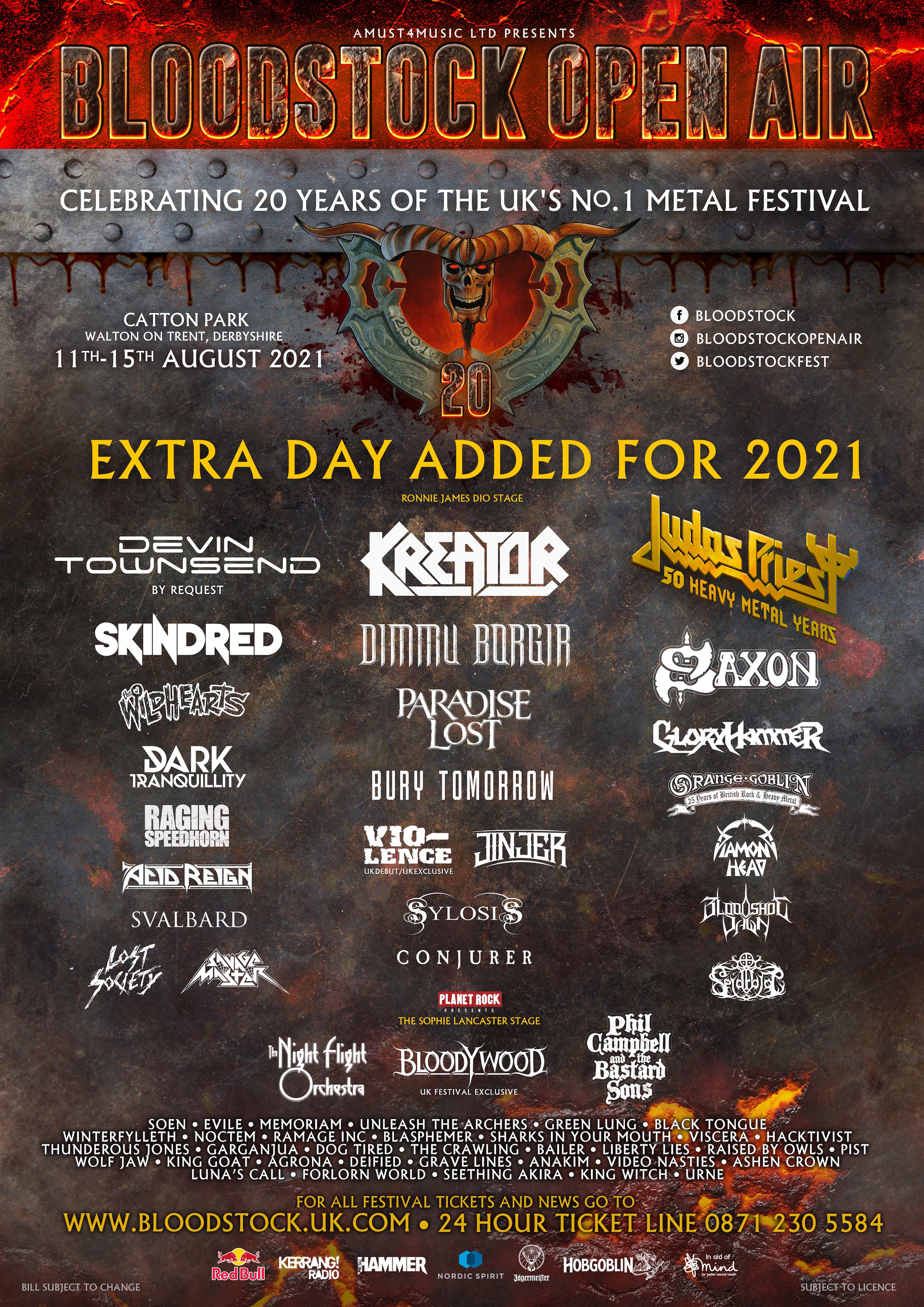 Bloodstock Festival Poster Full Pelt Music News Report