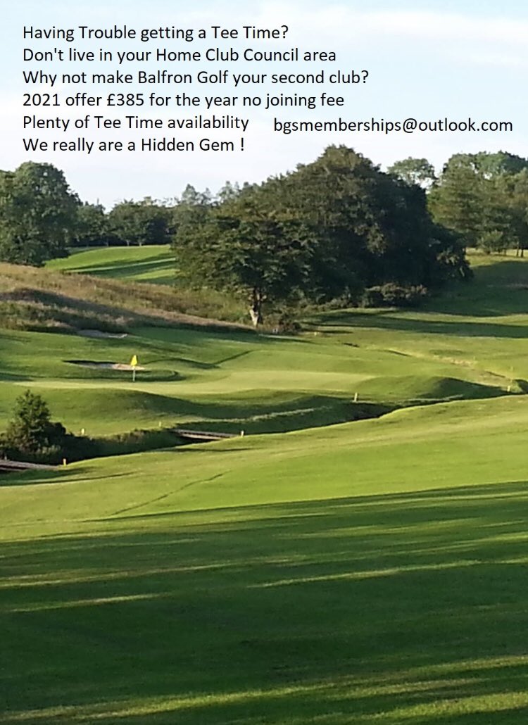 BalfronGolf tweet picture