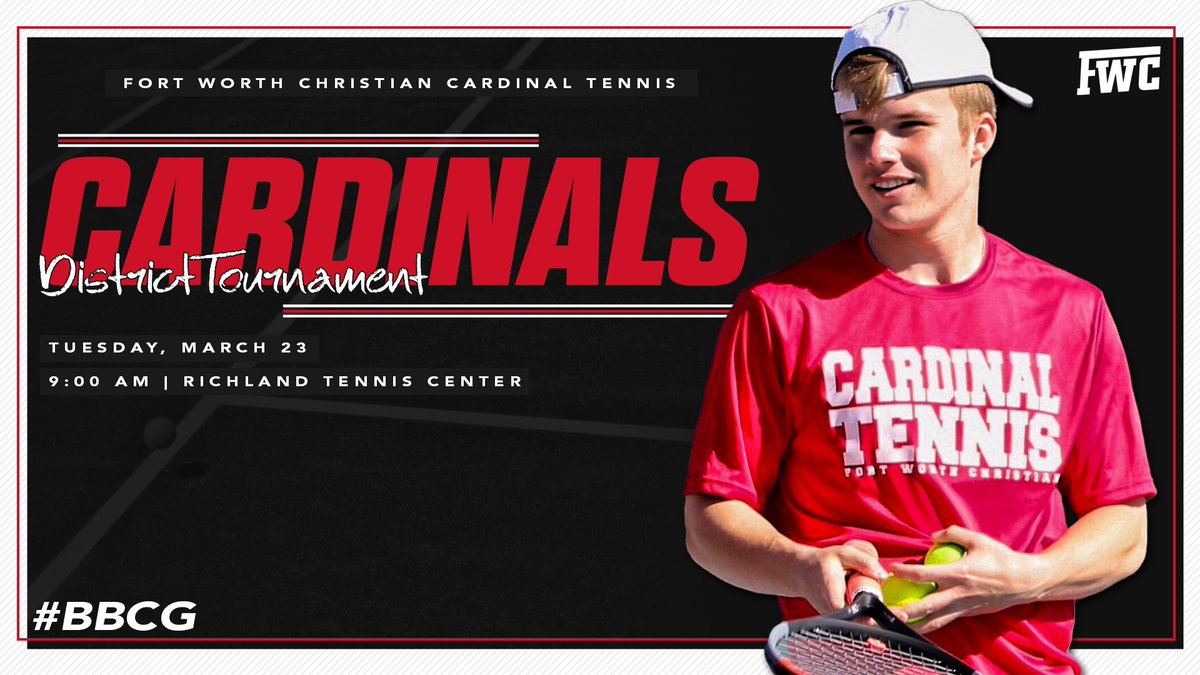🎾TAPPS District Tournament
📍Richland Tennis Center