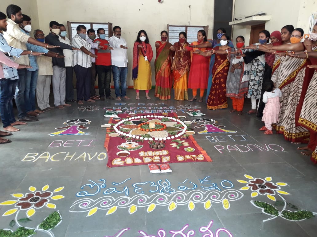 WCDhyderabad's tweet photo. @PoshanPakwada2021-Hyderabad district-ICDS Project level and AWC level activities.
@WCDTelangana
@Collector_HYD 
@POSHAN_Official https://t.co/OTGSiiB2oz