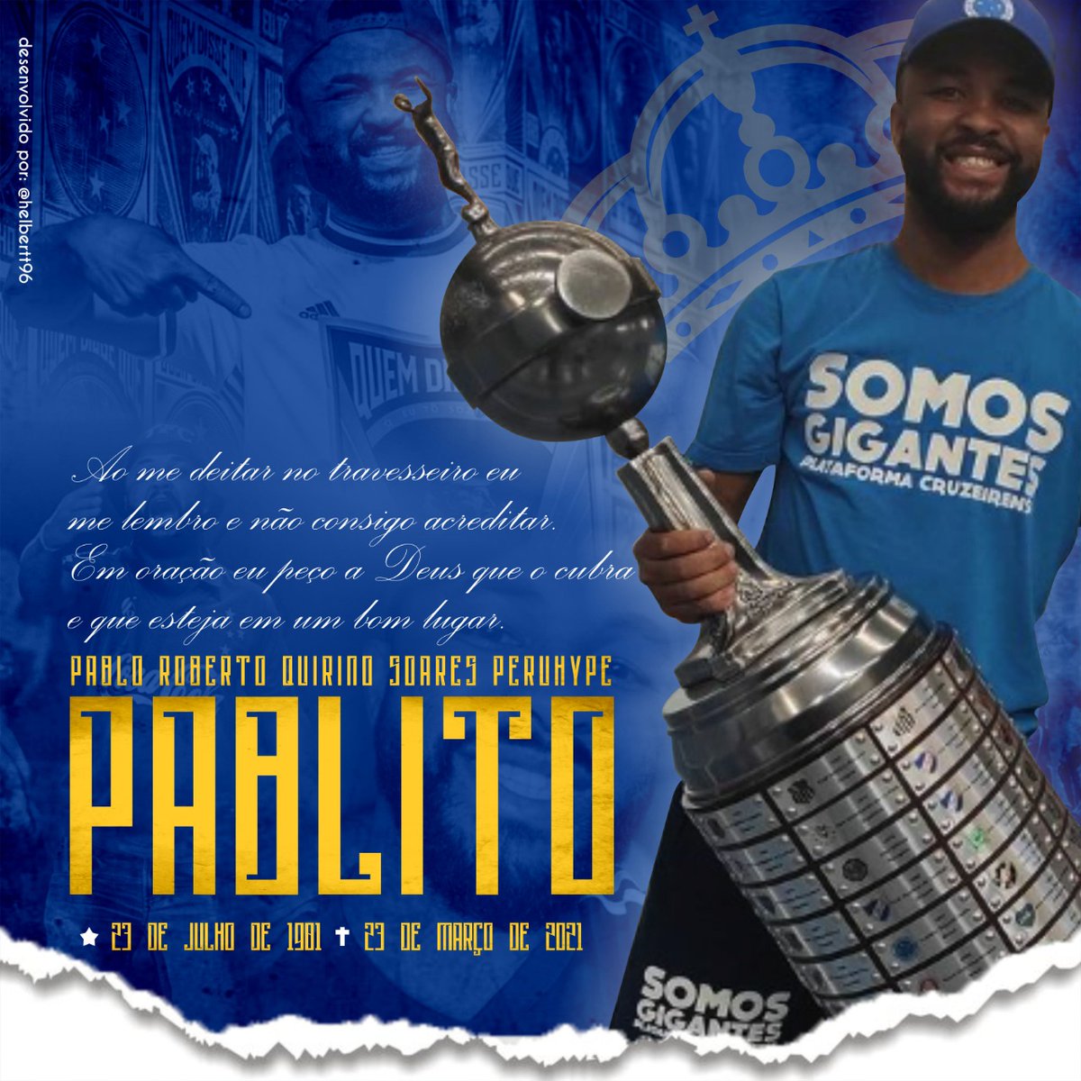 DESCANSE EM PAZ AMIGO! PROS FAMILIARES NOSSOS MAIS SINCEROS SENTIMENTOS.. instagram.com/p/CMwljXujfWu/…