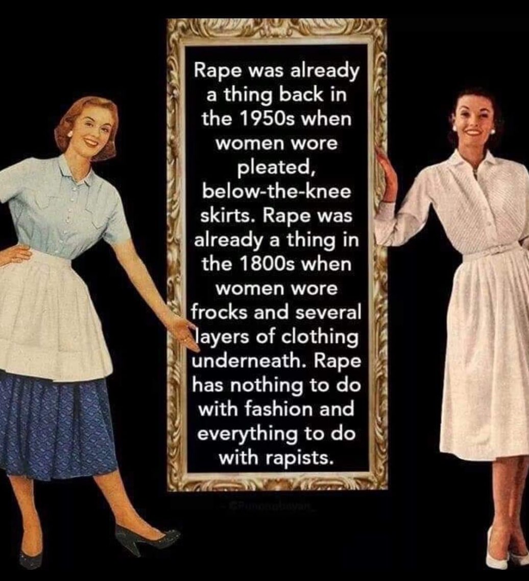 TheTiredGirls's tweet photo. We need to stop blaming women and start blaming rape culture #rape #NotAllMen #NotAllMenButEnough #EndViolenceAgainstWomen https://t.co/y1mZnxQSPD