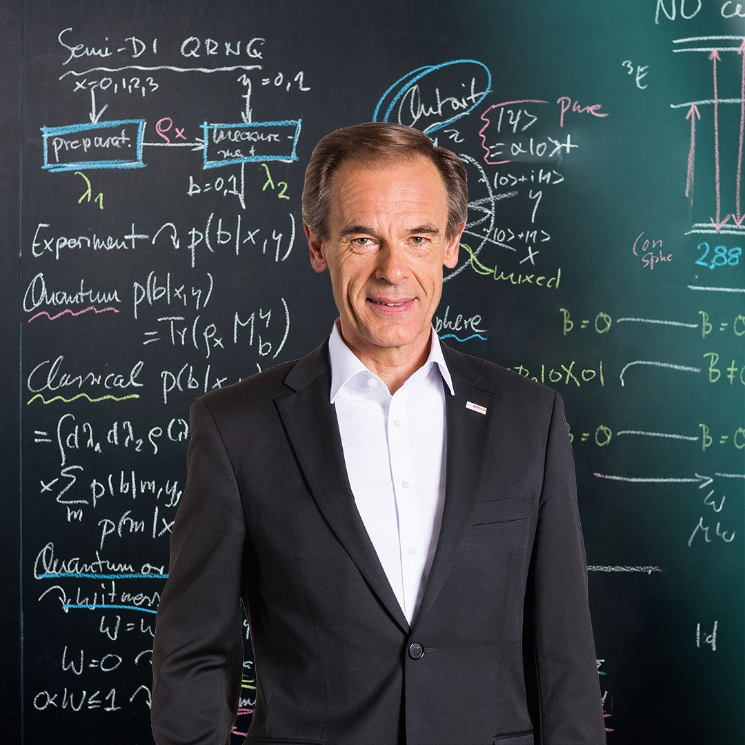 '#Quantum #technology is pushing the boundaries of what is possible,' says Bosch CEO Volkmar Denner. It could lead to a leap forward in the development of CO2-neutral powertrains and neurological diagnostics. More about Denner's View in his CEO blog: bit.ly/DennersViewQua…