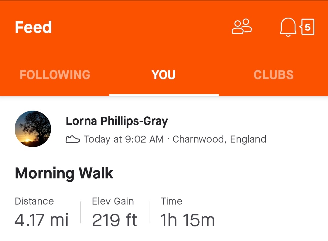 Sometimes you just need to get out. Fresh air to clear the mind.  #blackandgrayadventures #virtualchallenge #keepingpeoplemoving #motivation #healthandwellbeing