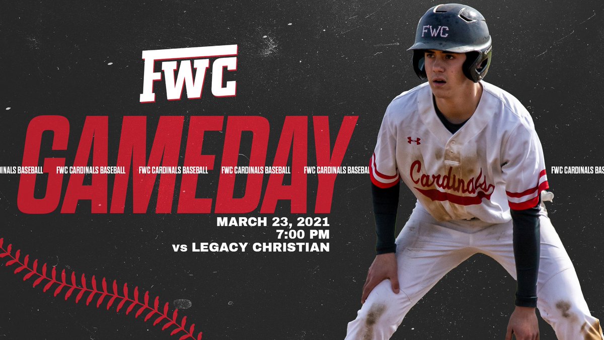 ⚾️Baseball District Game Day
🆚Legacy Christian
📍Keck-Horton Field @ FWC
🕟7:00 pm