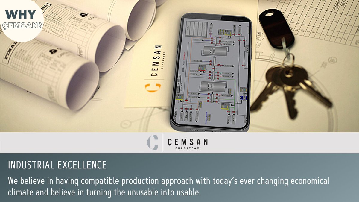 cemsansuprateam's tweet image. As a company Çemsan has been offering high technology #turnkeyplants for the world market since 1988.
We recognise the importance of efficient use of resources, maximum capacity and minimal cost and environmentally friendliness at our #productionprocesses .