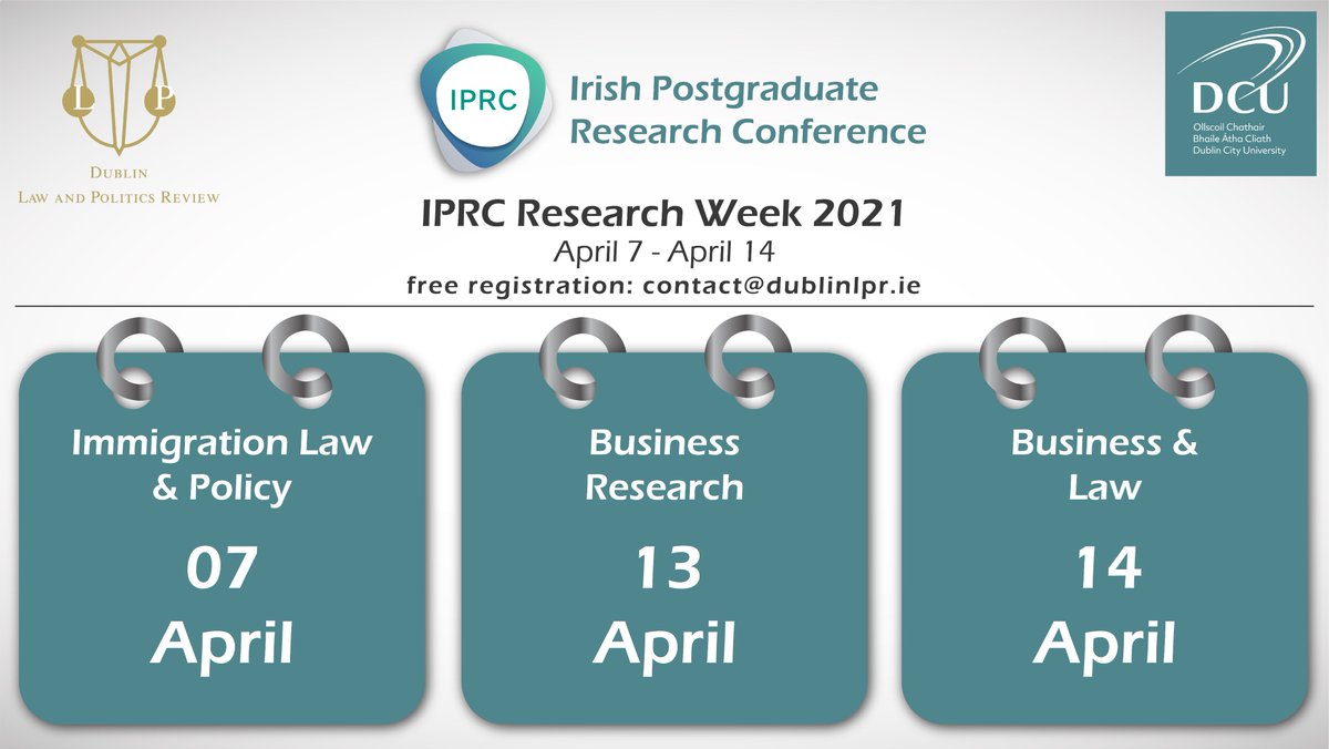 Irish Postrgraduate Research Conference (IPRC) tweet media