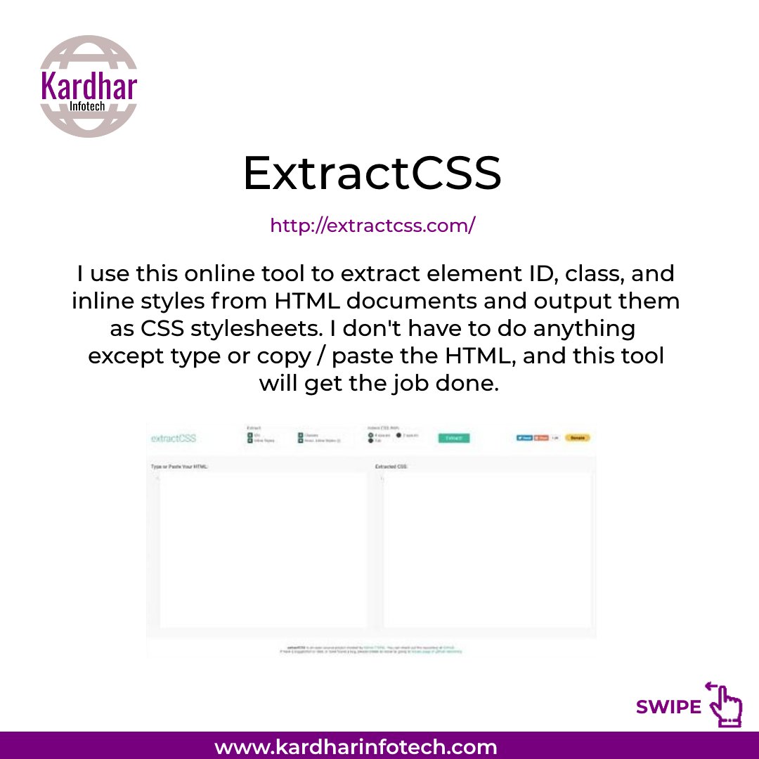 kardharinfotech's tweet photo. Improve your website's performance, validate your code and more with these handy tools.

#metatags #webdevelopers #webdevelopment #websitedevelopment #handytools #webdevelopmenttools #developmentlife #coding #codelife #webdesign #websitedesign #webdeveloperslife https://t.co/lXtAx2gwQW