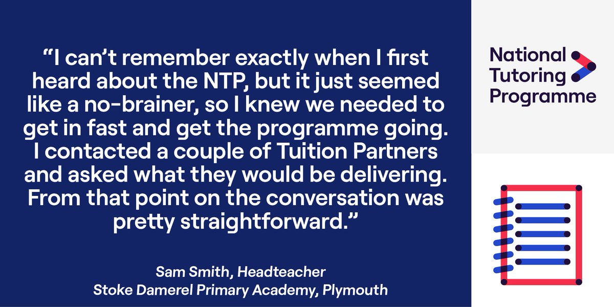 National Tutoring Programme tweet media