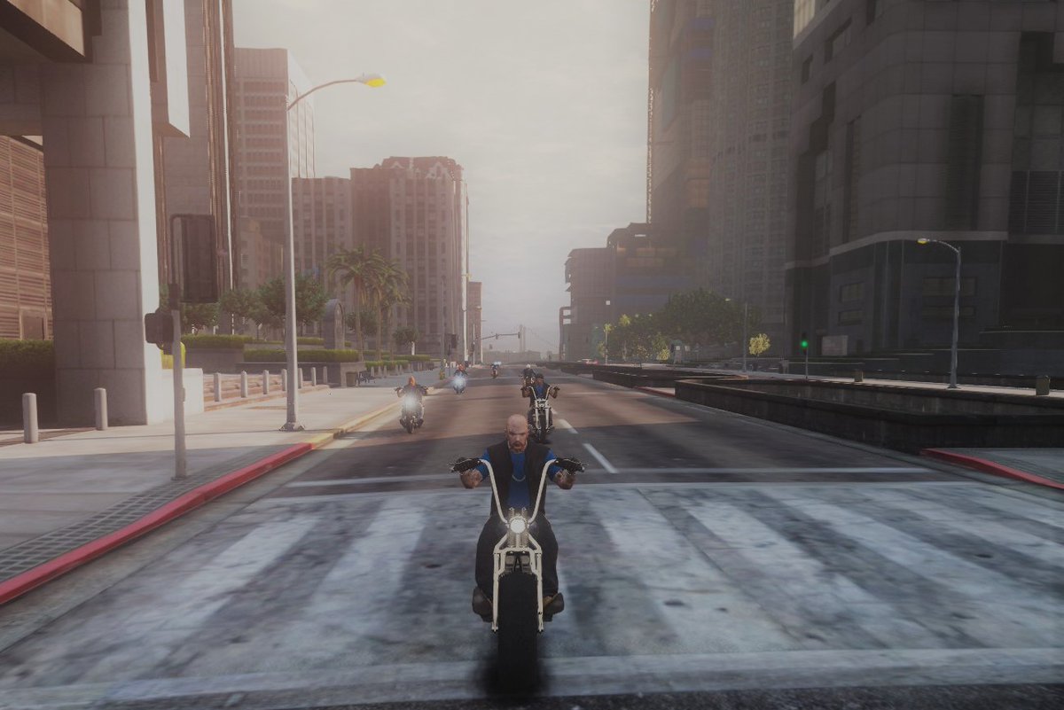 HHellfis's tweet photo. We out here, roaring down the roads, living free #GTAV #GTARP #FiveM #Outlaw #Motorcycleclub #GTABiker #SupportSmallStreamers #twitchstreamer #JimmyWilson #PRMC #PaleRidersMC #paleontop #ArcadiaRP #InspirationRP #DayBreakRP https://t.co/0T5cYD6vm7