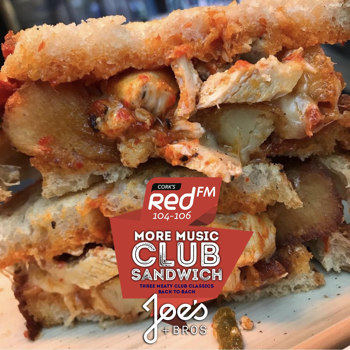 Red FM (@corksredfm) on Twitter photo Tune in to More Music with Philip Bourke weekdays from 12-4pm for your More Music Club Sandwich, bringing you three club classics back to back every lunchtime with <a href="/Joesandbros/">Joe’s and bros</a> 7 days a week Lunch + Evening Delivery available via Just Eat 😍 Tune in to More Music with Philip Bourke weekdays from 12-4pm for your More Music Club Sandwich, bringing you three club classics back to back every lunchtime with <a href="/Joesandbros/">Joe’s and bros</a> 7 days a week Lunch + Evening Delivery available via Just Eat 😍