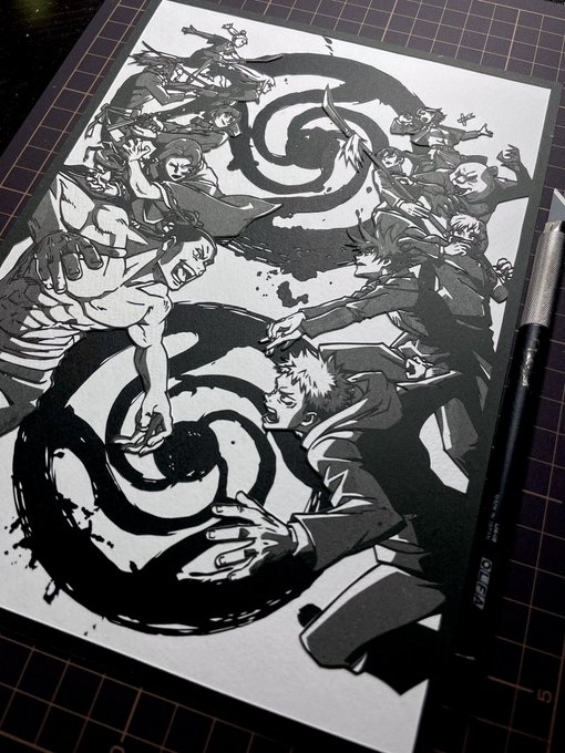 ポン 切り絵さん がハッシュタグ 剥がし切り絵 をつけたツイート一覧 1 Whotwi グラフィカルtwitter分析