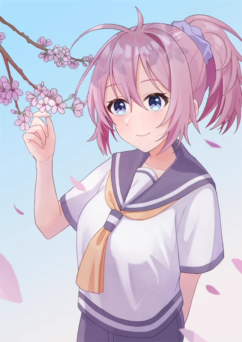 桜青葉
#艦これ  #青葉 