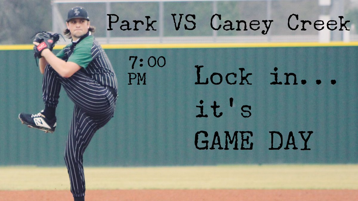 7:00 PM at The Park vs Caney Creek! Park Nation... we need you in the stands, LOUD &amp; PROUD for this district game! See y’all tonight!! Bring the energy!! 🔥 #Family #WarDawgs #ParkBoys