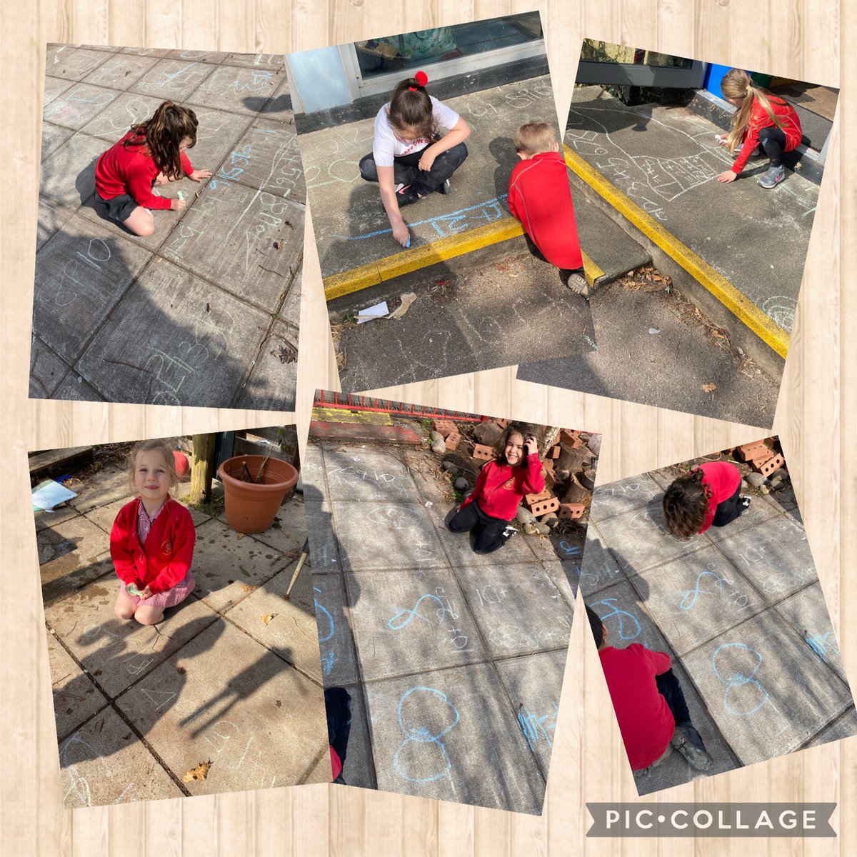 HathwayMrs's tweet photo. We are very busy in Maths Factor this morning! We are getting some fresh air writing our numbers 0-10 and adding on from 10! #mathsfactor #year1 #llandaffcity https://t.co/9CxYZ4L4uG