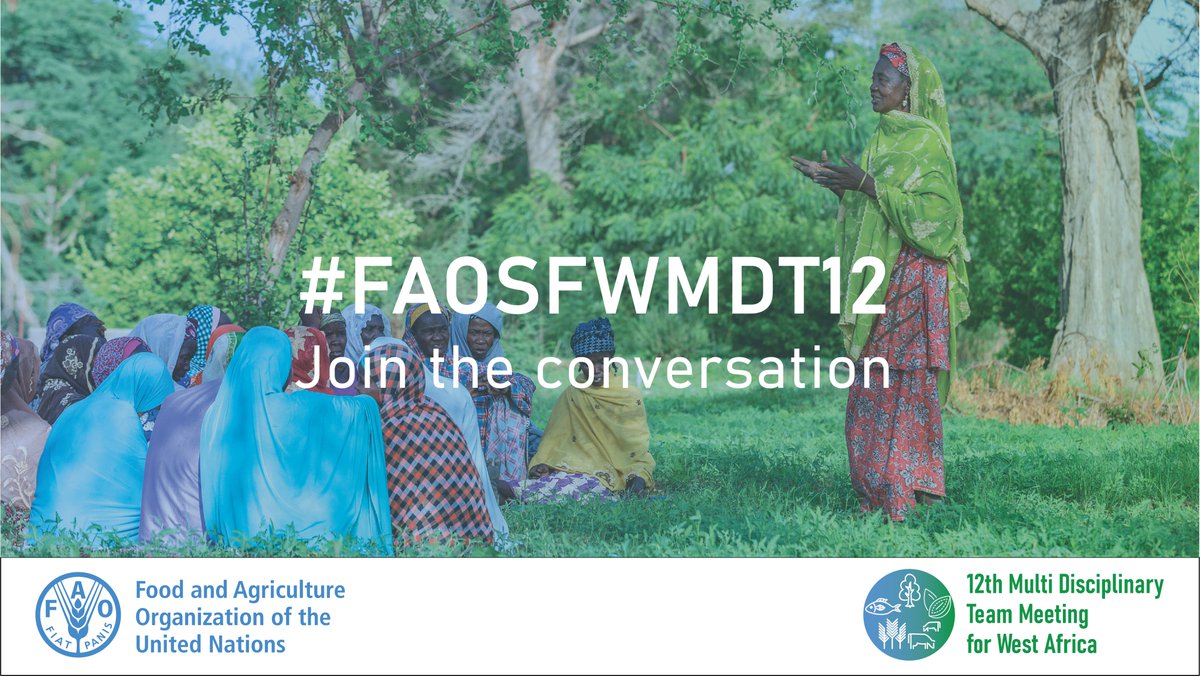 FAOWestAfrica's tweet photo. 🔴#HappeningToday! | #FAOSFWMDT12 

😷#COVID19
🌪️Changement climatique
🍲Systèmes alimentaires 
⚠️Conflits

Rejoignez la conversation sur le renforcement de la résilience des ménages face à ces multiples crises. 

👉🏾https://t.co/VKSCv8pCSx https://t.co/w83BgU1E3Q