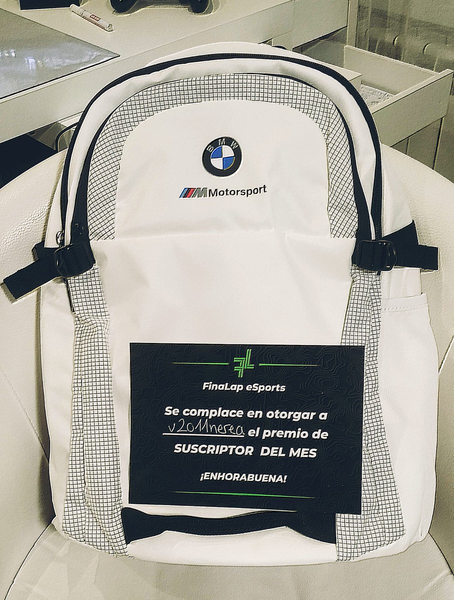 El domingo pasado se hizo el sorteo del "Suscriptor del Mes" y el ganador fue...

👤 @HeartTorvic (v2011nerea)

Enhorabuena! En los próximos días recibirás esta fantástica mochila <a href="/PUMA/">PUMA</a> #BMWMotorSport en tu casa!

Gracias a todos por participar 💚

Vamos con el siguiente #SORTEO
