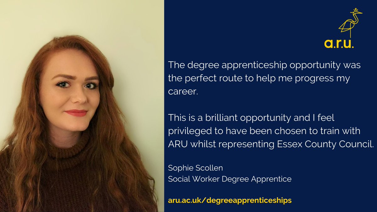 JennyRafter's tweet photo. Another story from one of our fabulous @ECCESCA apprentices, Sophie Scollen @degreesatwork @SW_ARU https://t.co/5HvcWeI3vo