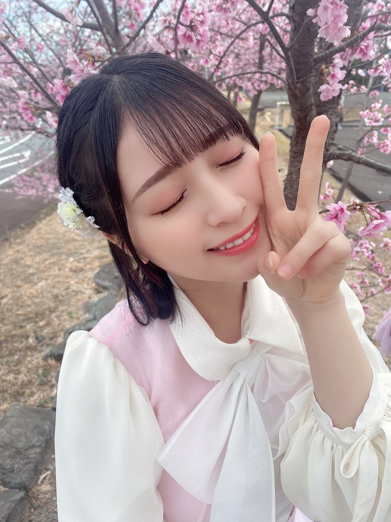 佐々木舞香 桜の咲く音がした 生写真 直筆 ヨリ - メルカリ