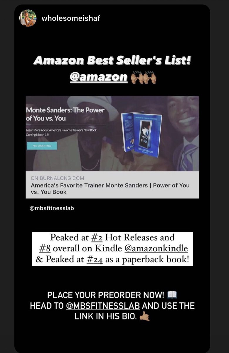 Thank you all! 🙌🏾 Grab a copy or autograph copy at thepowerofyouvsyou.com #thepowerofyouvsyou #bestsellingauthour